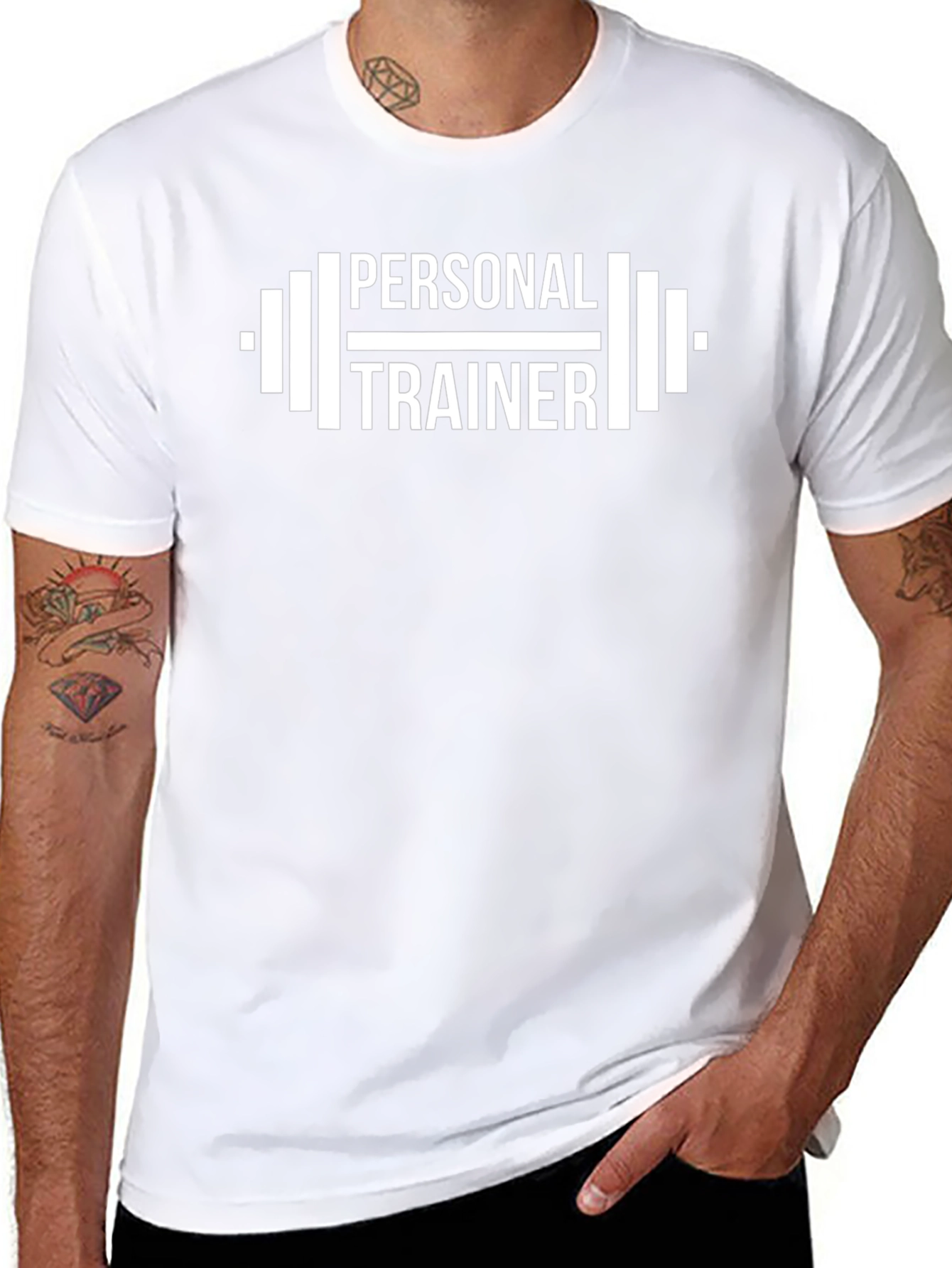 Personal Trainer Black Graphic T-Shirt
