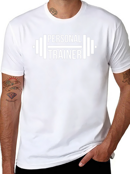 Personal Trainer Black Graphic T-Shirt