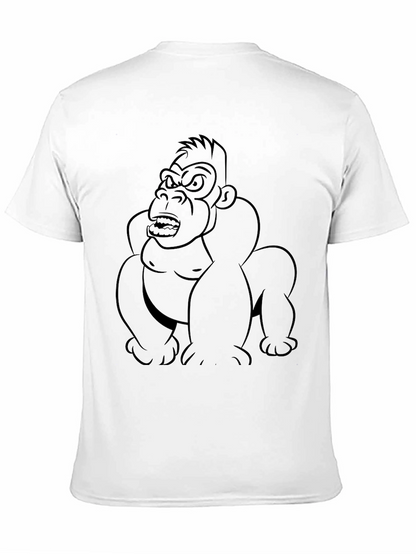 Cool Gorilla Graphic T-Shirt - Black Cotton Tee