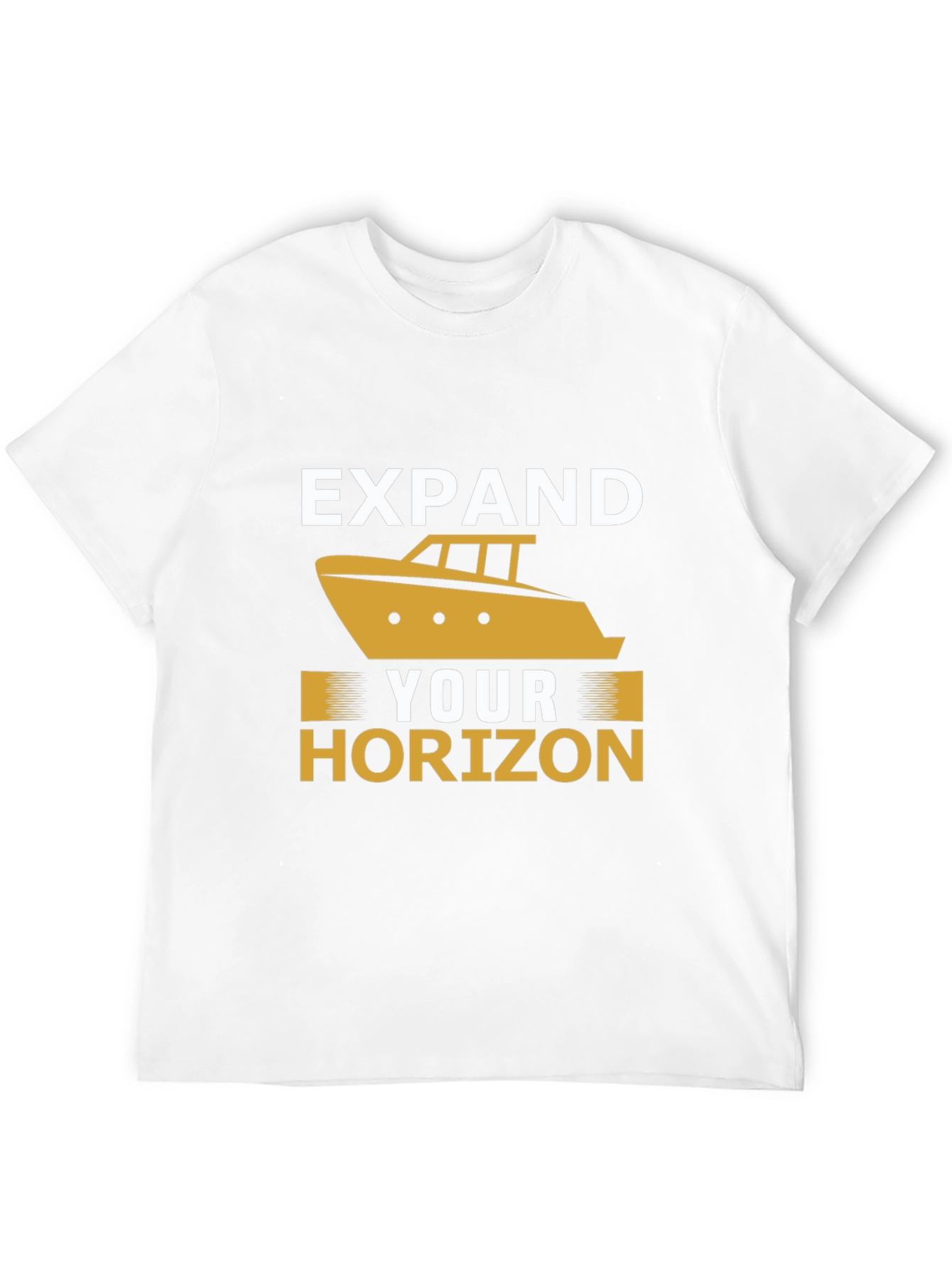 Expand Your Horizon Black Graphic Tee