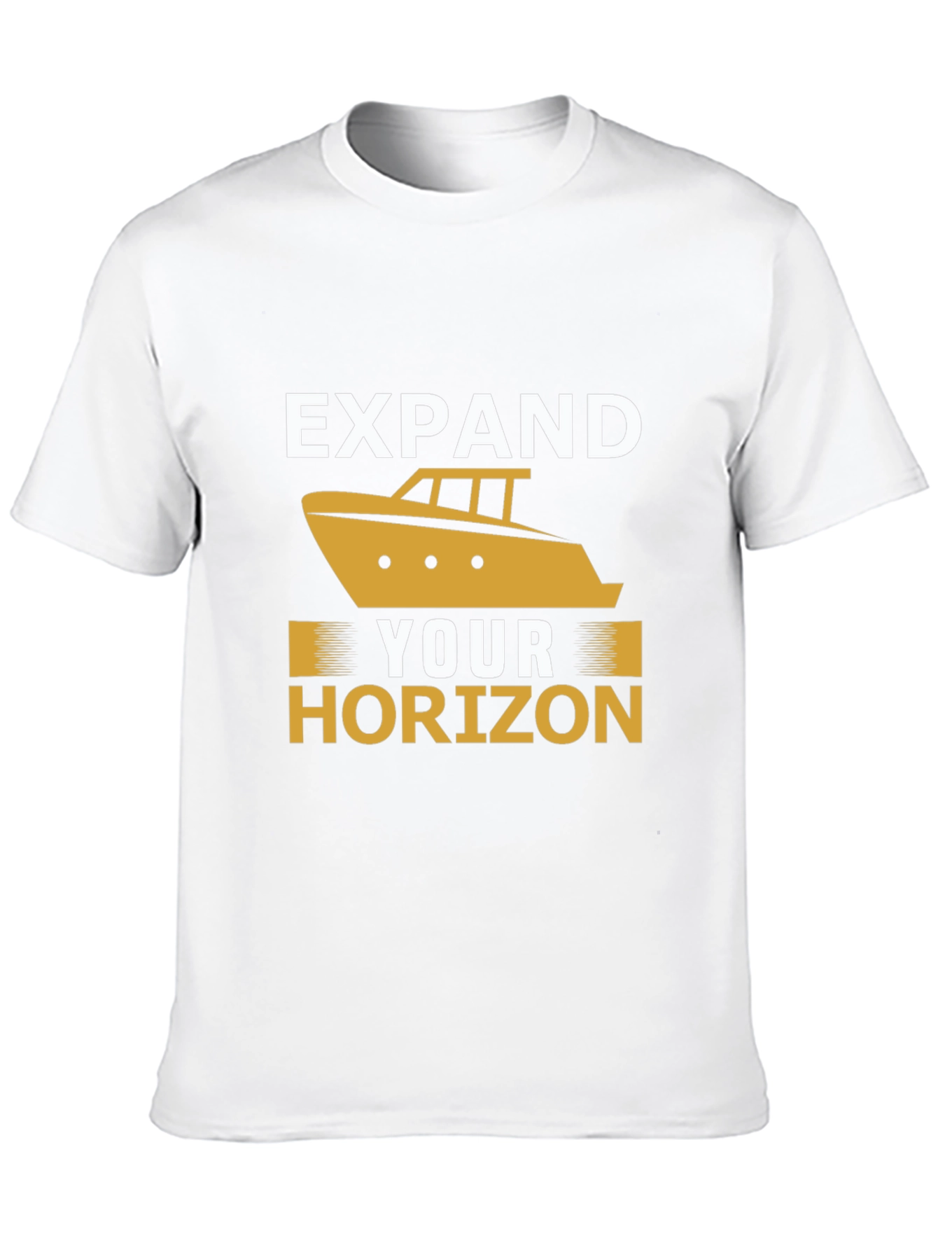 Expand Your Horizon Black Graphic Tee