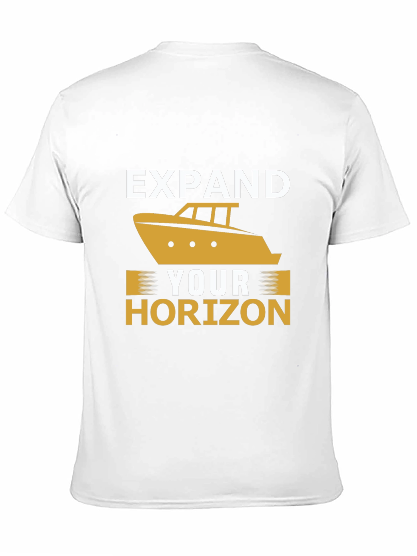 Expand Your Horizon Black Graphic Tee