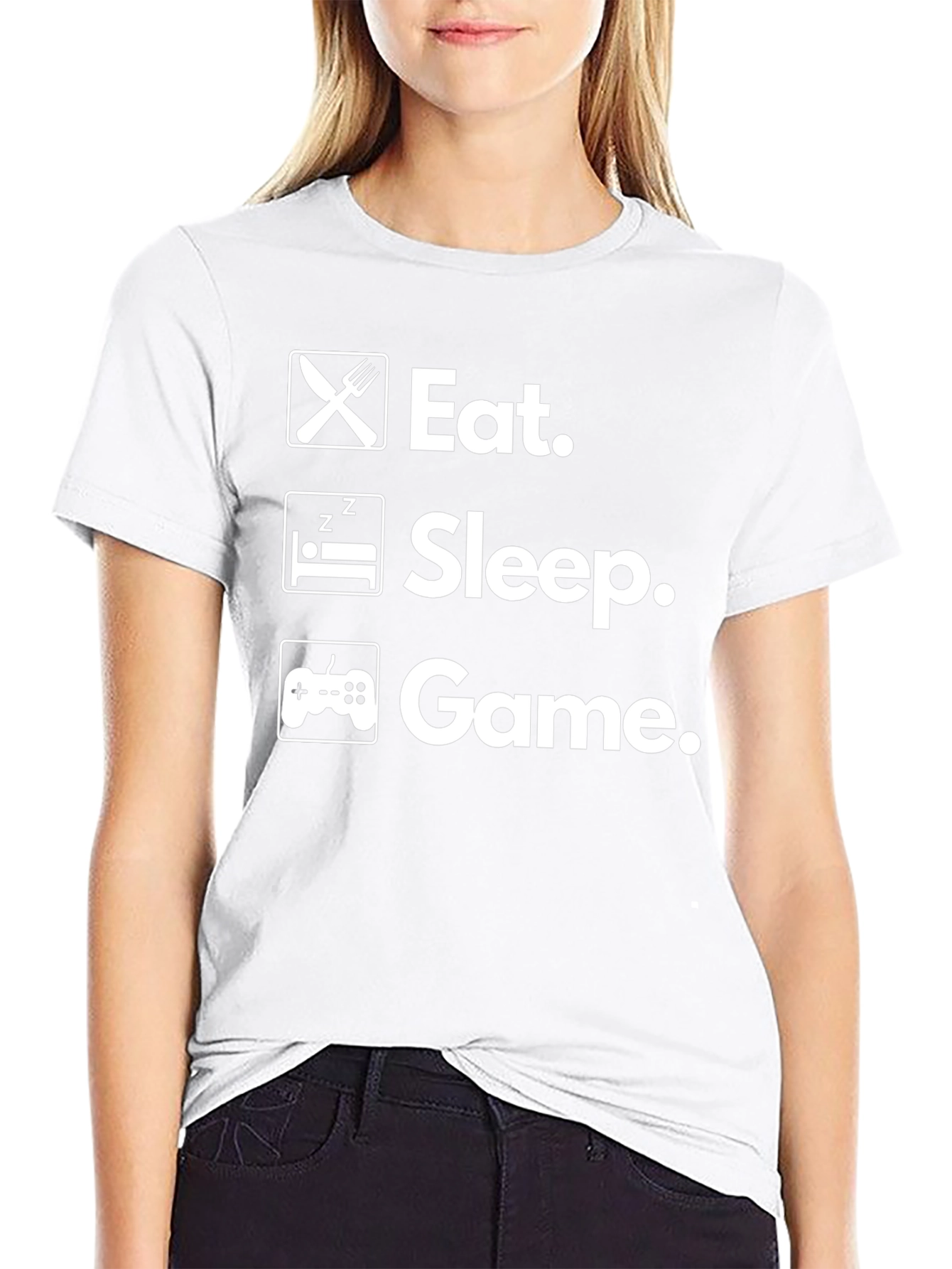 Eat Sleep Game T-Shirt - Gamer Life Tee