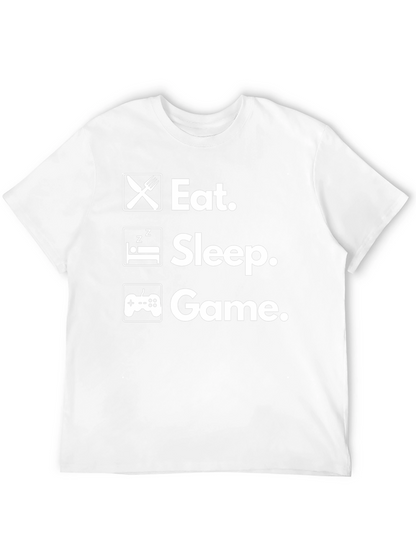 Eat Sleep Game T-Shirt - Gamer Life Tee