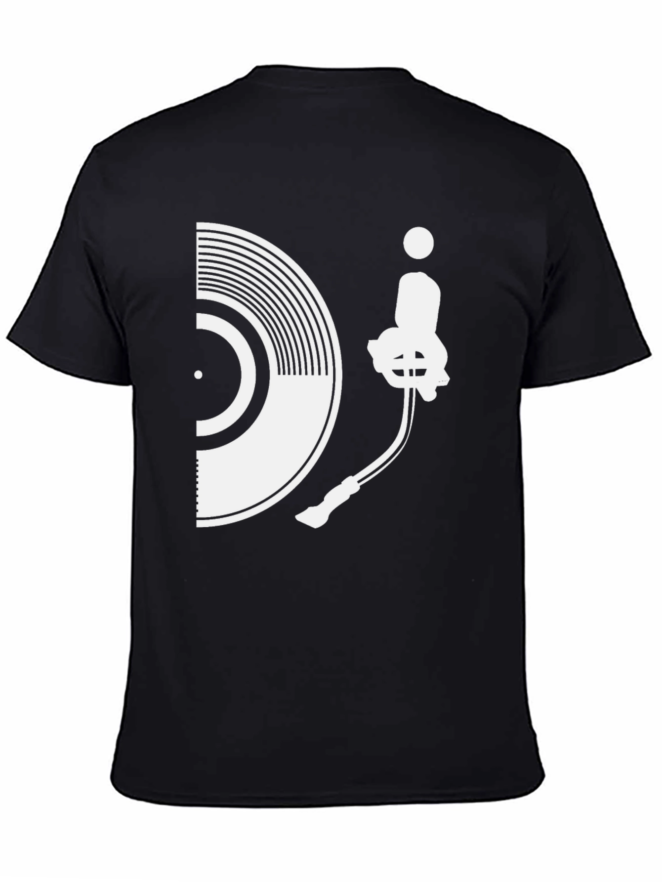 DJ Turntable Graphic T-Shirt - Stylish Music Lover Tee