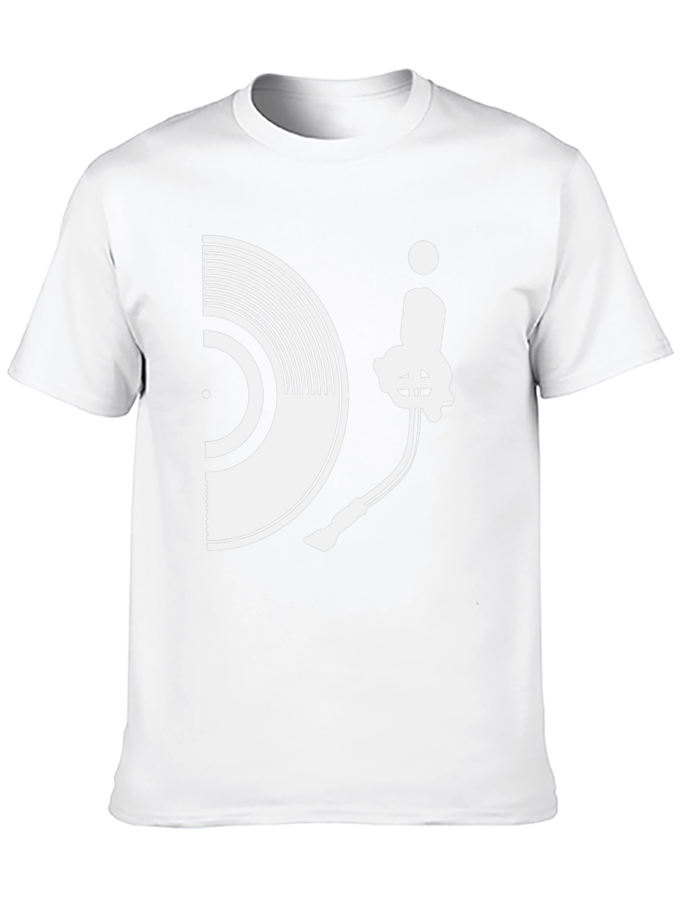 DJ Turntable Graphic T-Shirt - Stylish Music Lover Tee