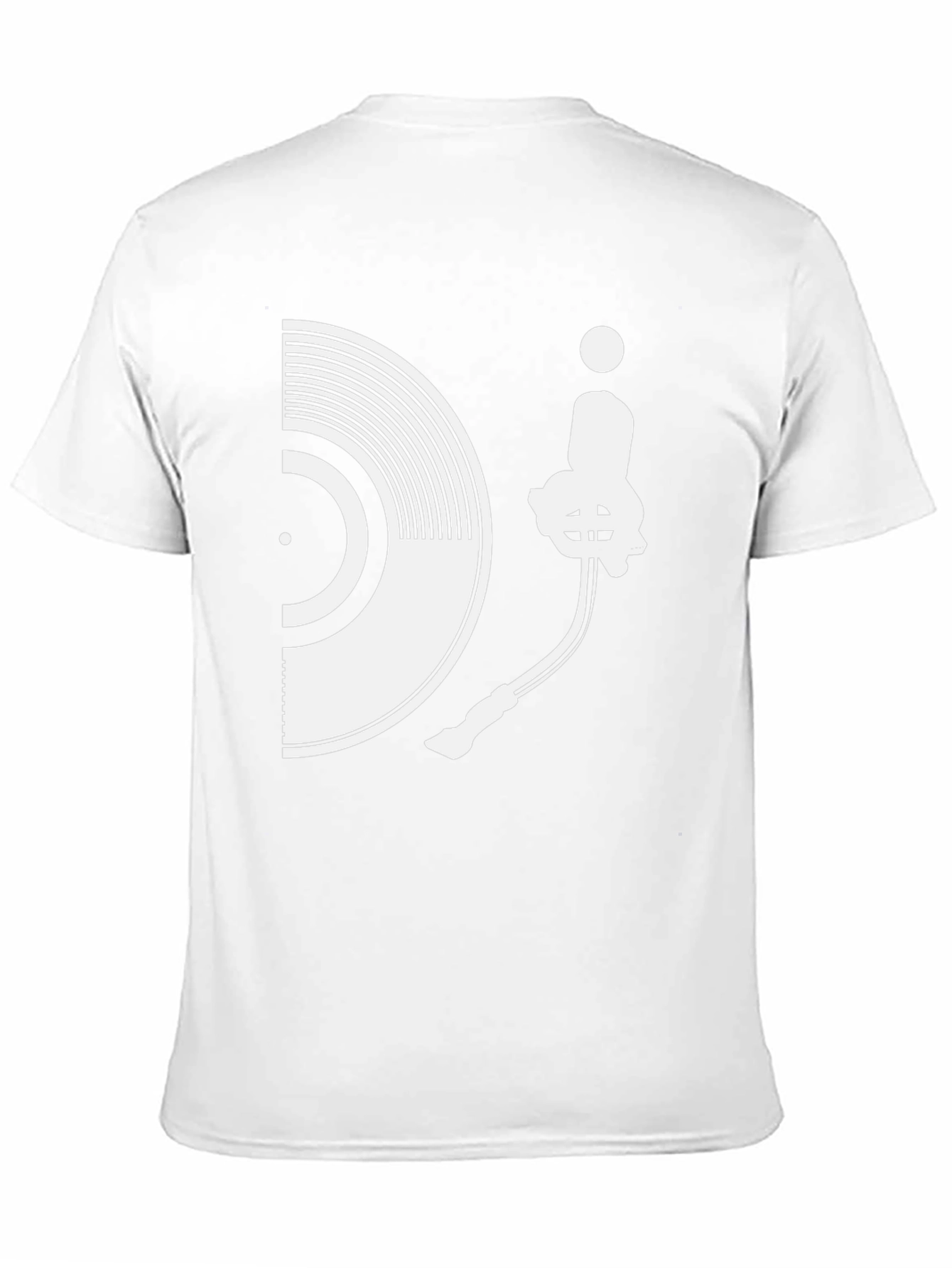 DJ Turntable Graphic T-Shirt - Stylish Music Lover Tee