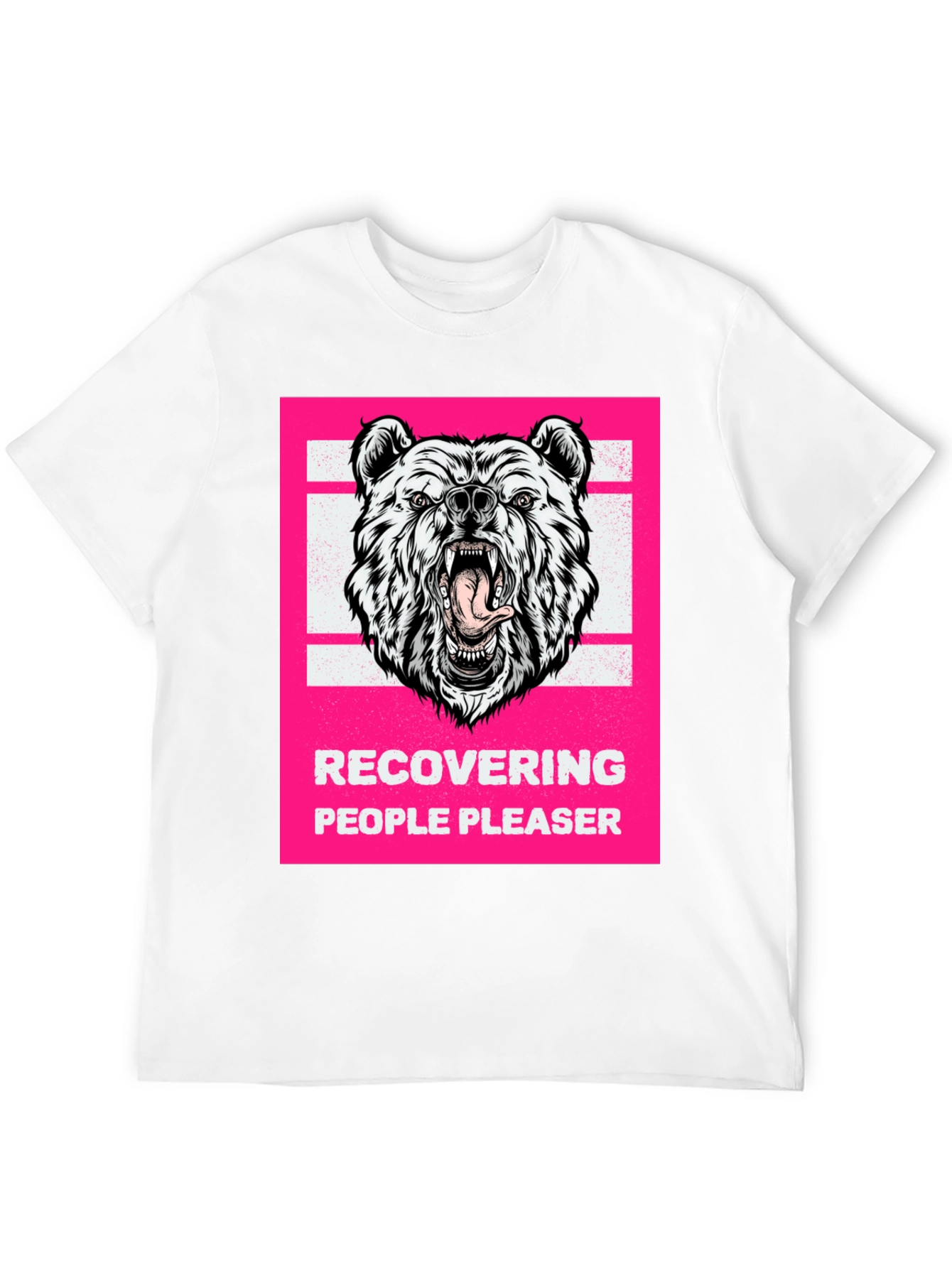 Recovering People Pleaser Bear Graphic Tee