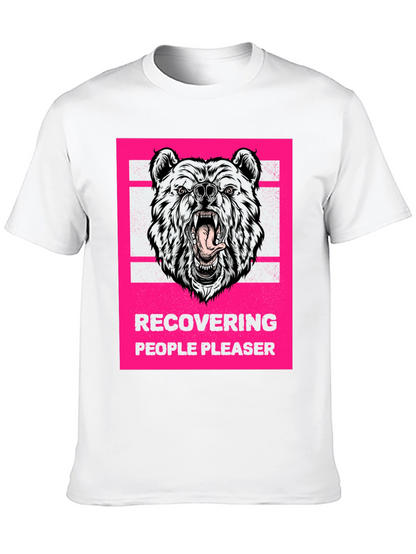 Recovering People Pleaser Bear Graphic Tee