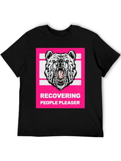 Recovering People Pleaser Bear Graphic Tee