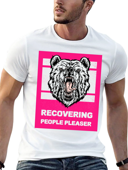 Recovering People Pleaser Bear Graphic Tee