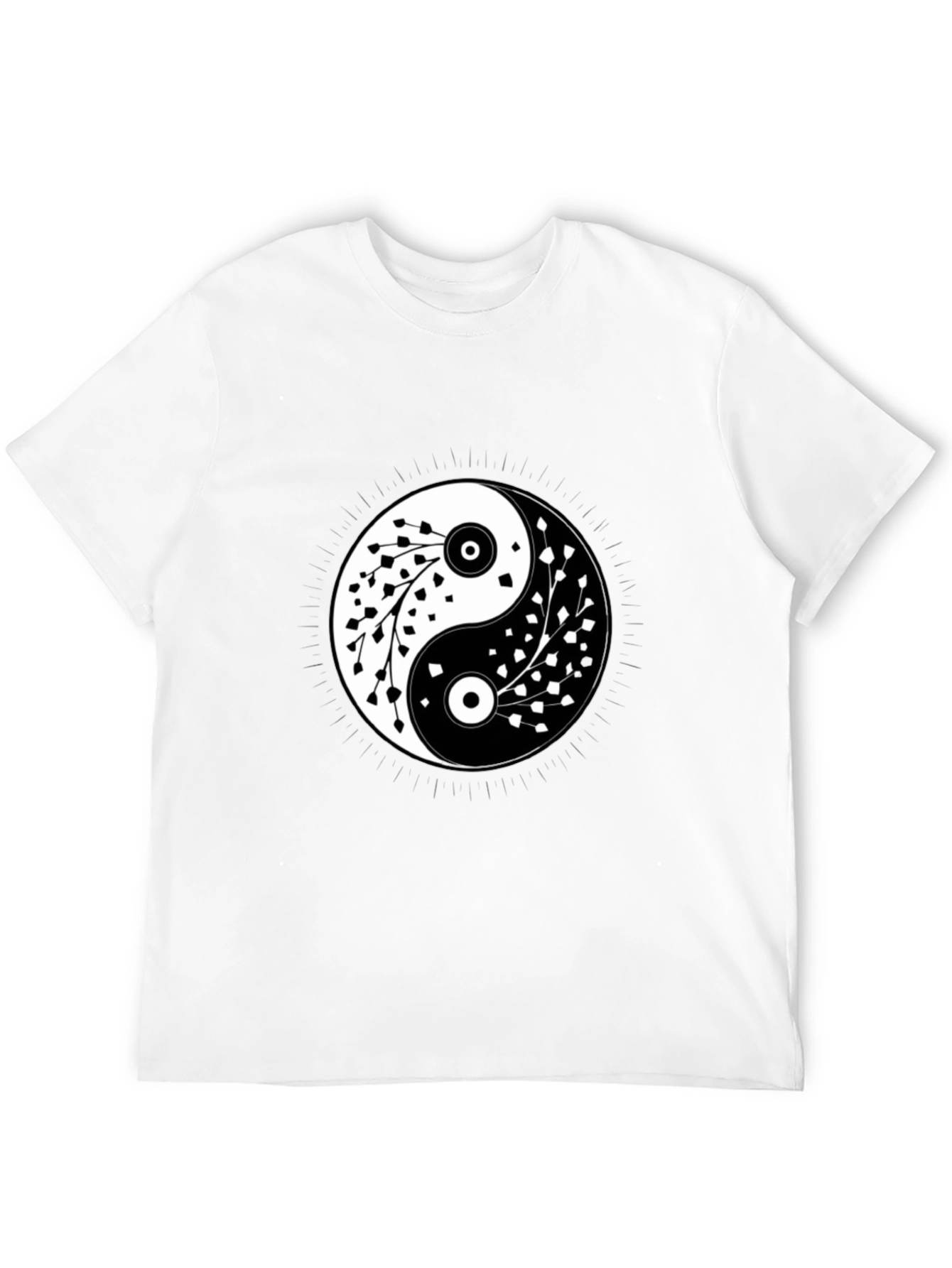 Yin Yang Tree Branch T-Shirt