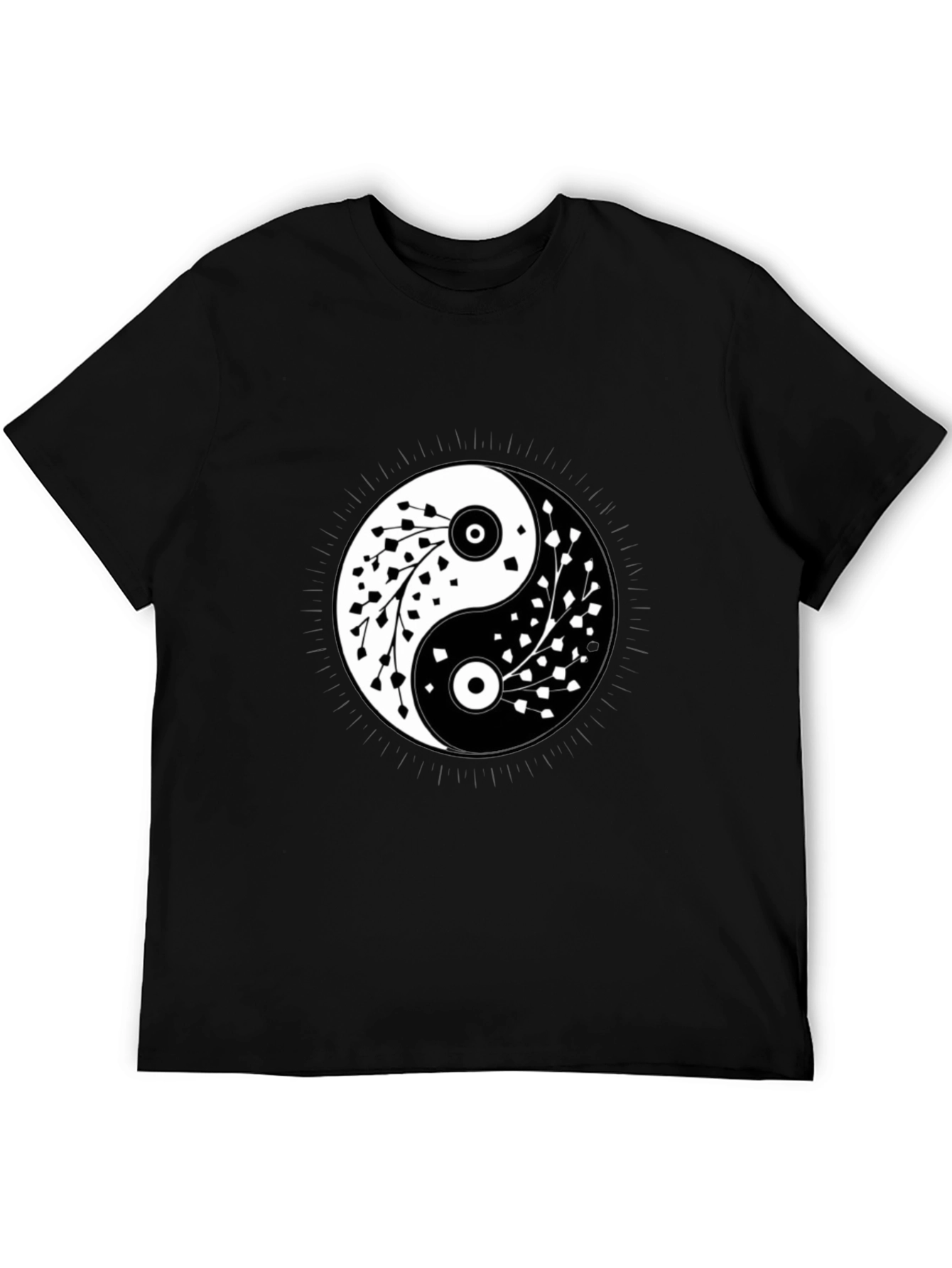 Yin Yang Tree Branch T-Shirt