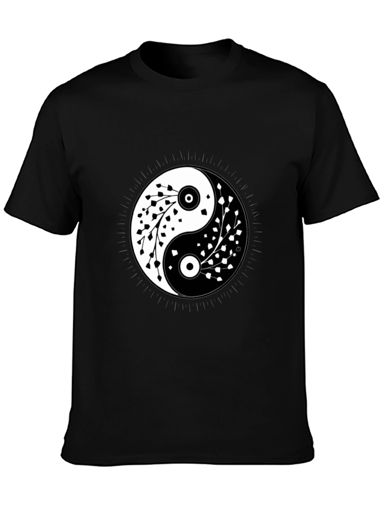 Yin Yang Tree Branch T-Shirt