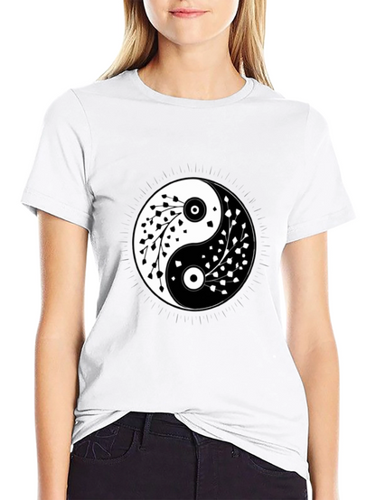 Yin Yang Tree Branch T-Shirt