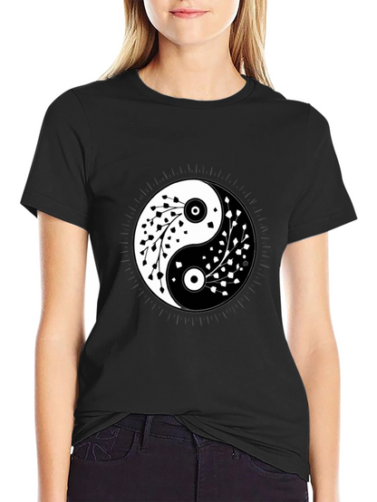 Yin Yang Tree Branch T-Shirt
