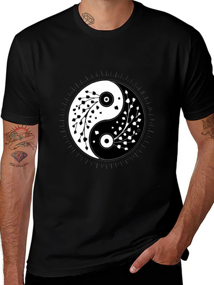 Yin Yang Tree Branch T-Shirt