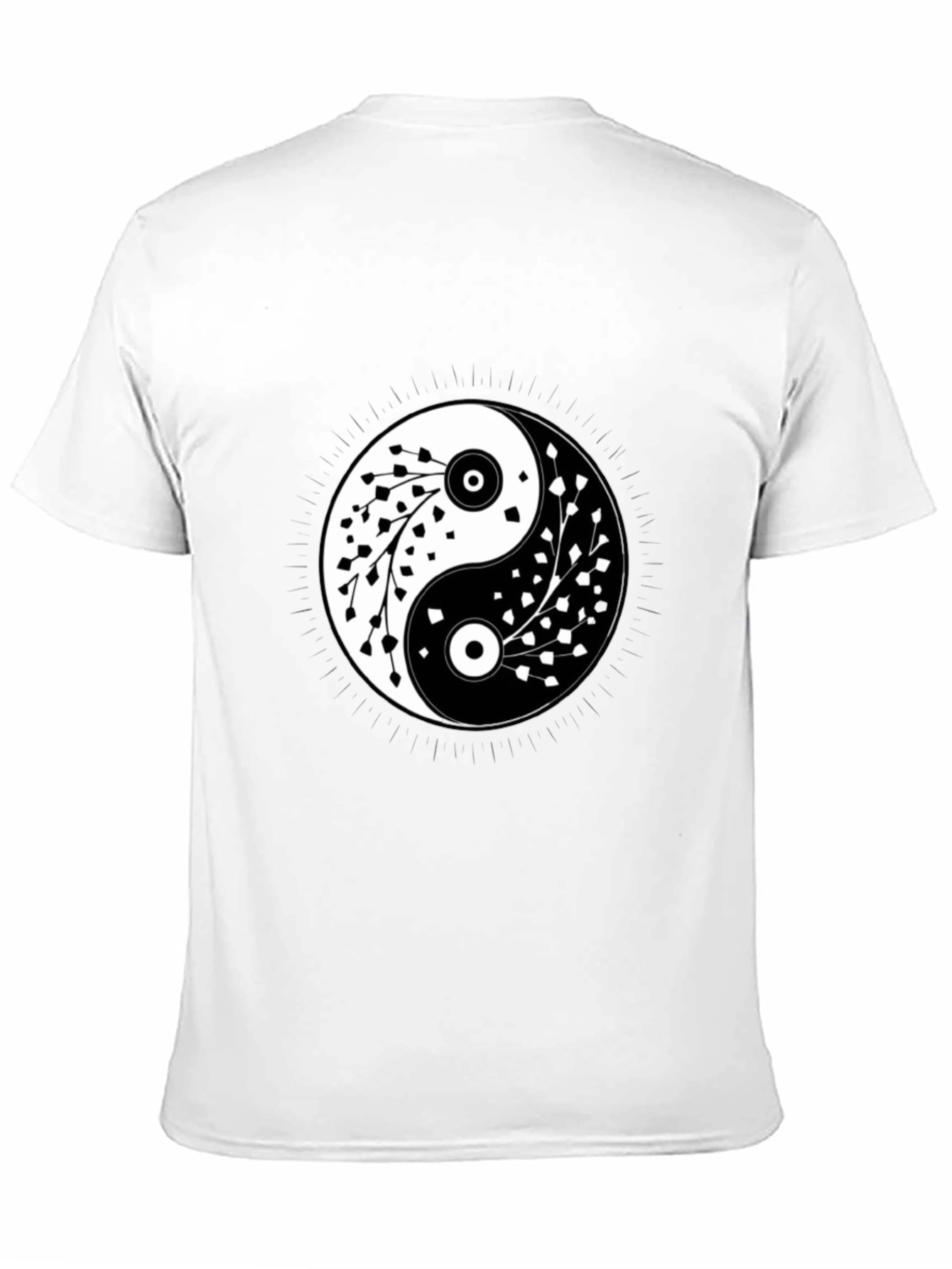 Yin Yang Tree Branch T-Shirt