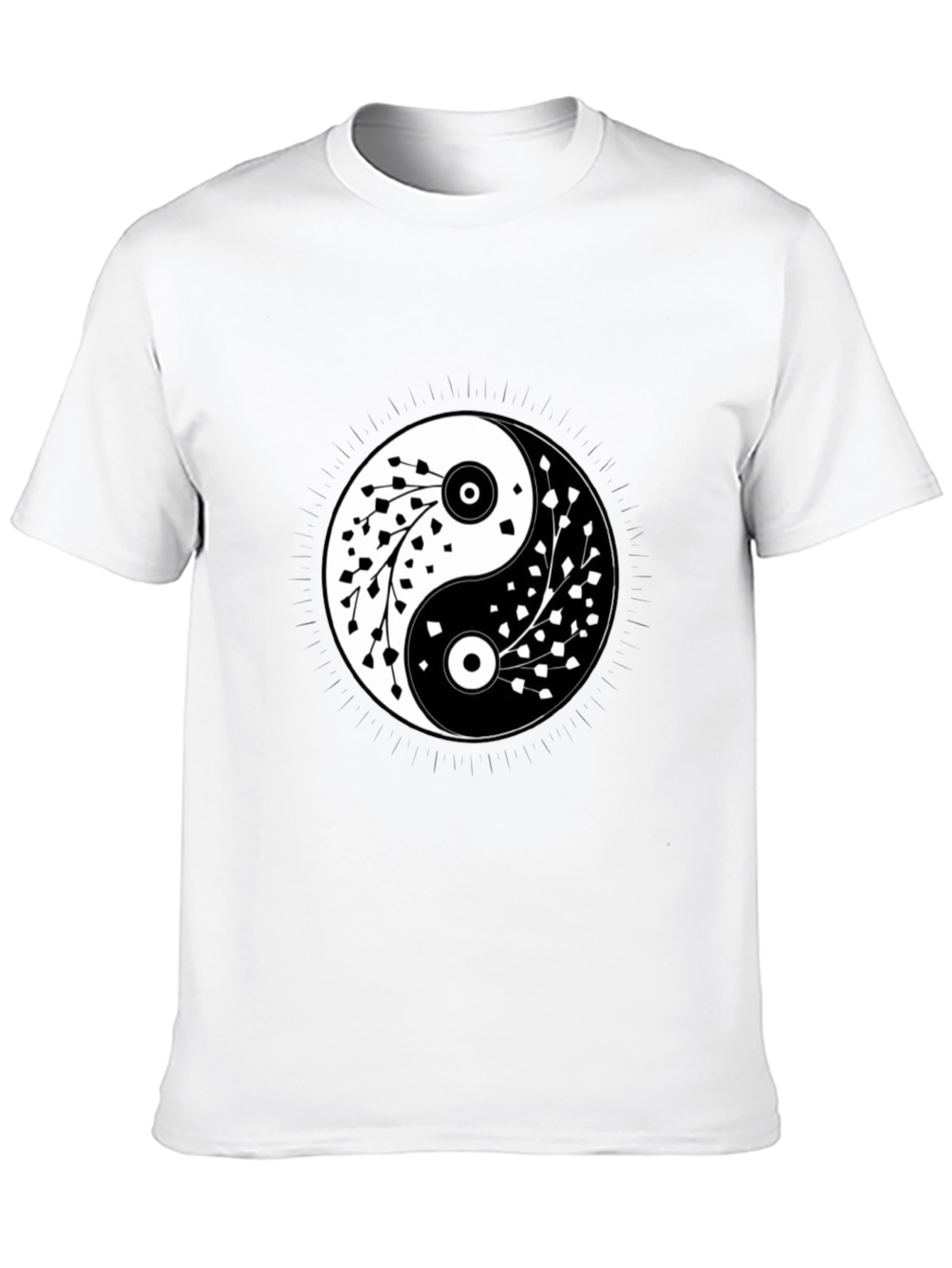 Yin Yang Tree Branch T-Shirt