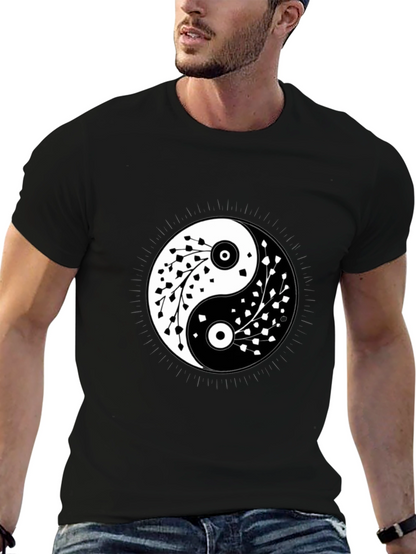 Yin Yang Tree Branch T-Shirt