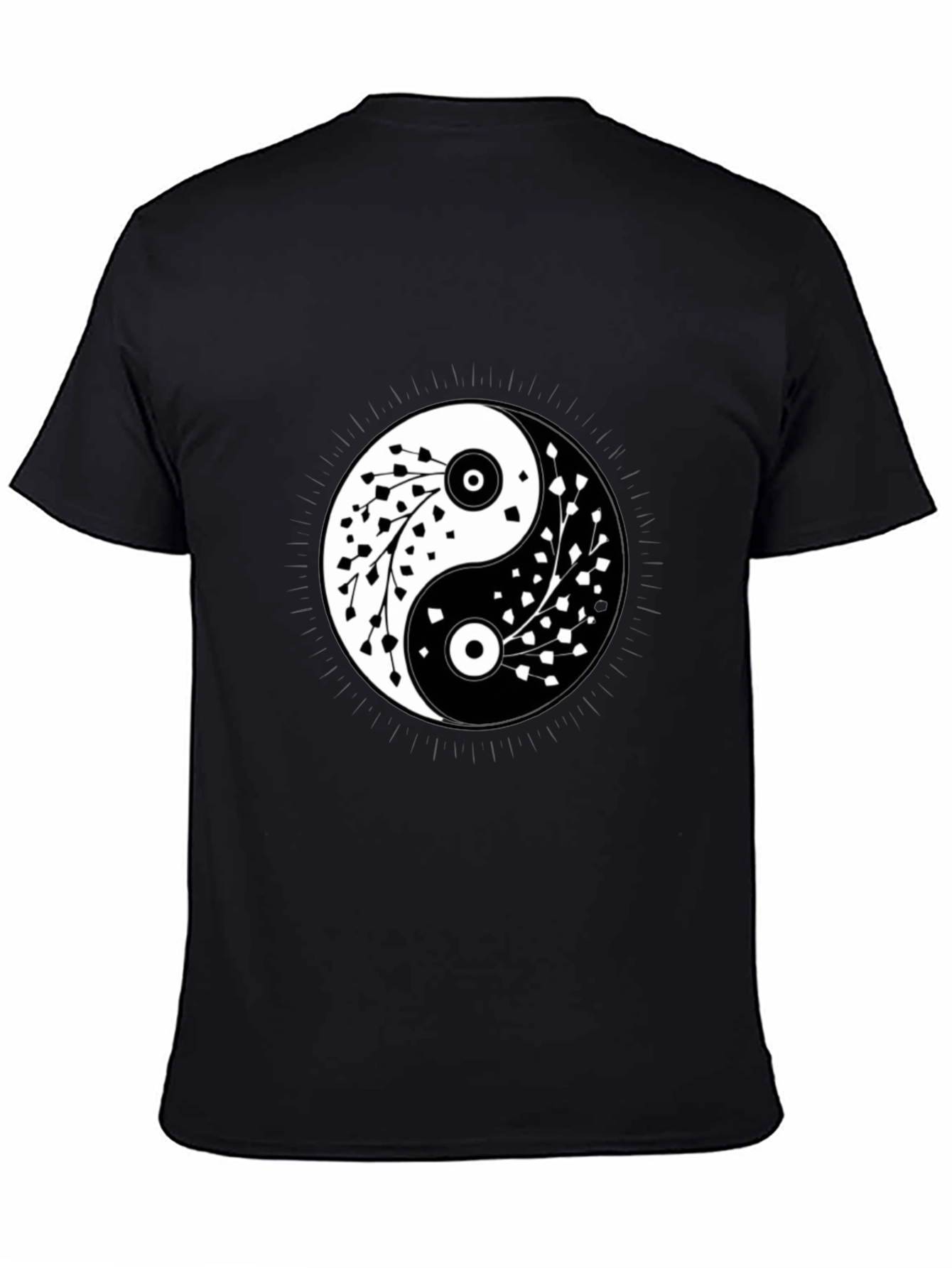 Yin Yang Tree Branch T-Shirt