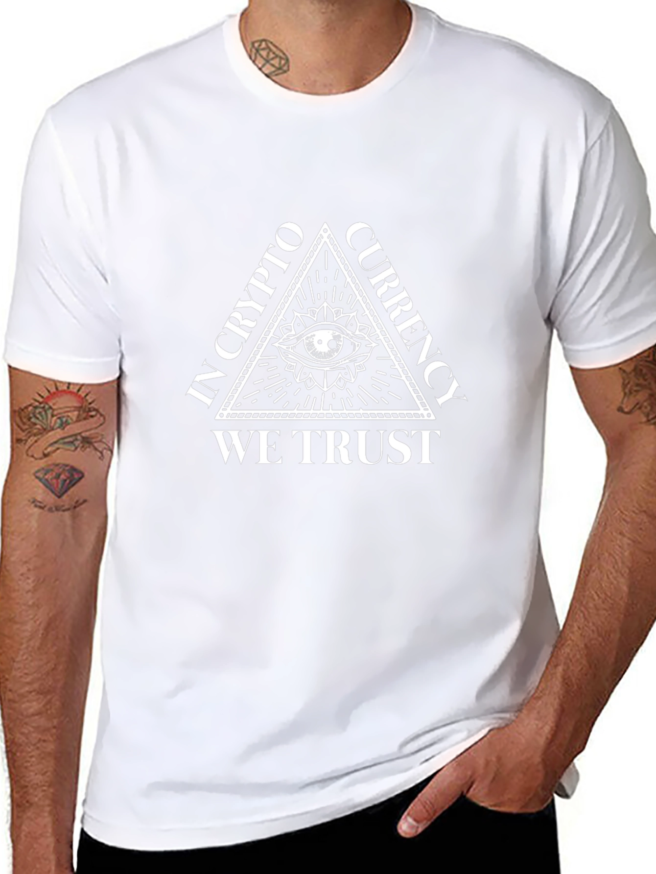 Crypto Currency T-Shirt: In Crypto We Trust Tee