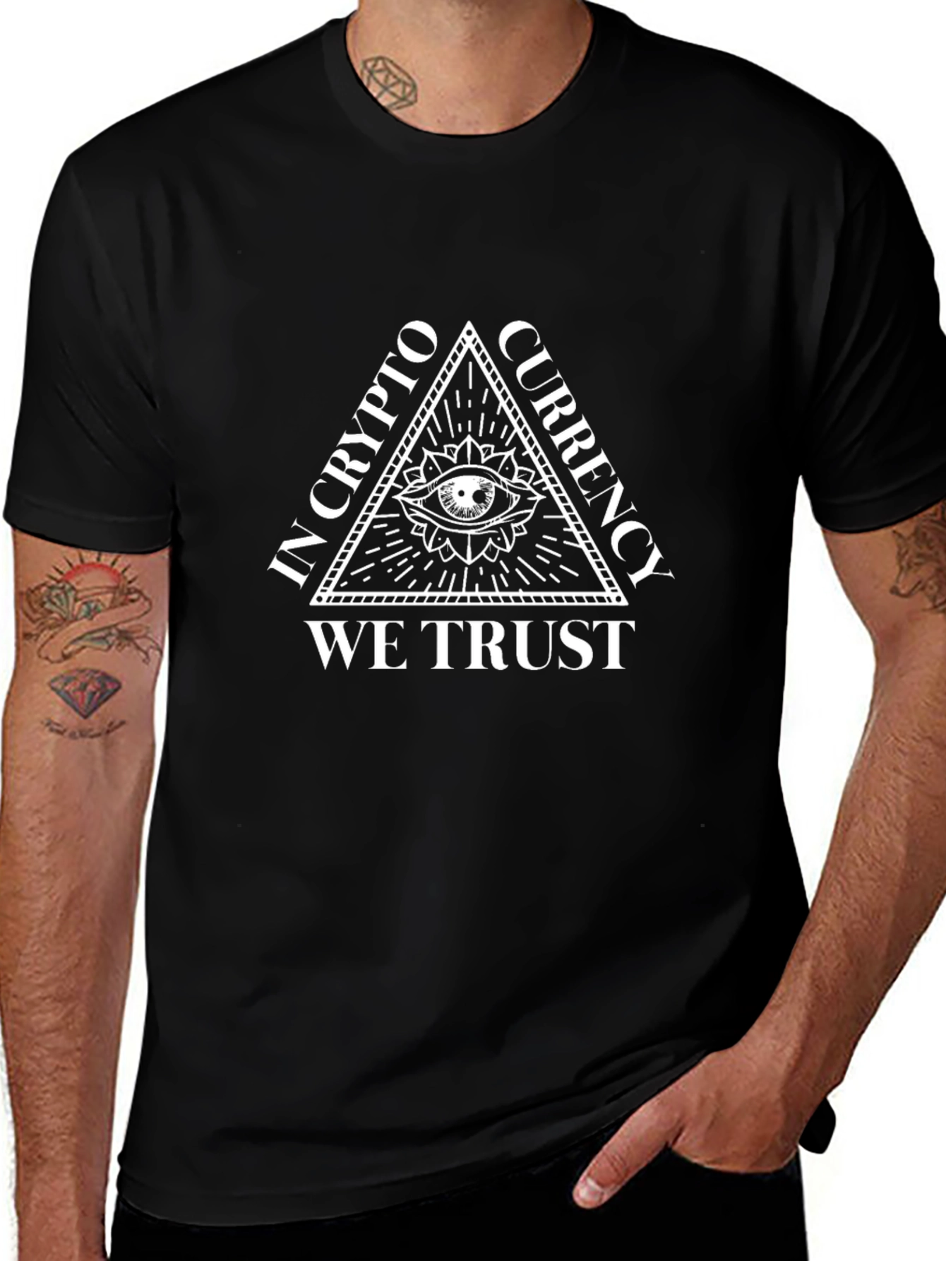 Crypto Currency T-Shirt: In Crypto We Trust Tee