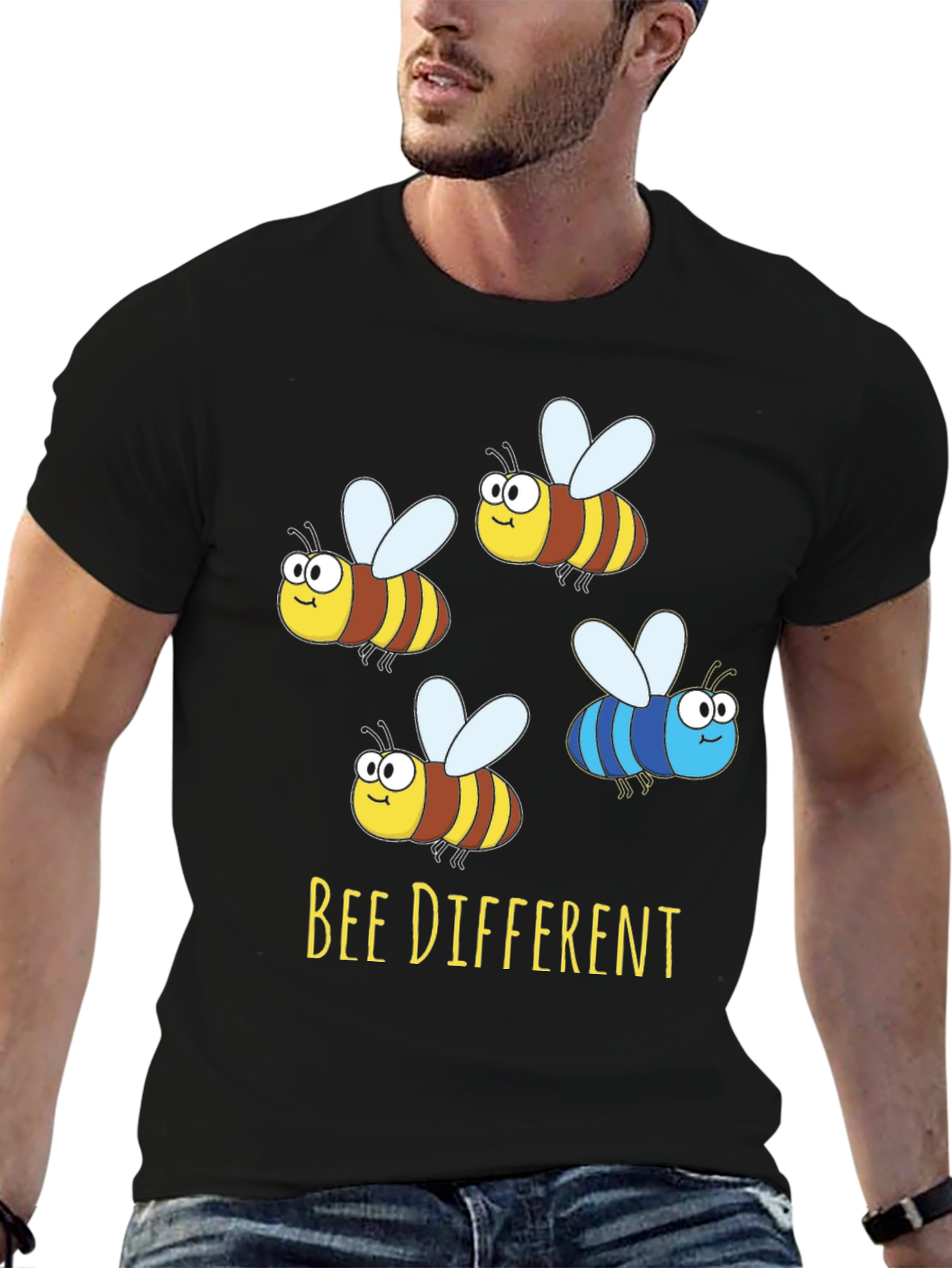Bee Different T-Shirt: Unique Graphic Tee