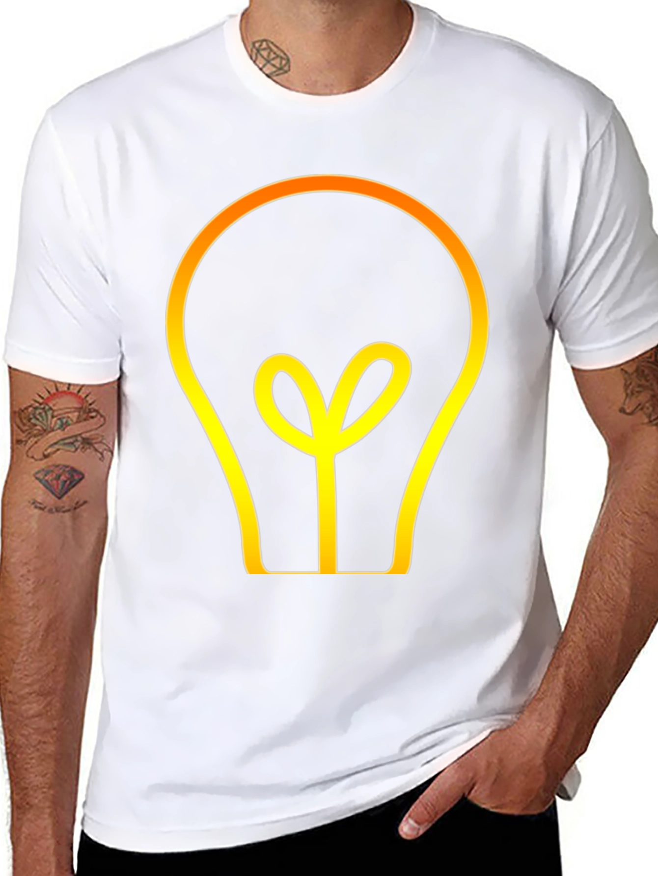 Idea Light Bulb Graphic Tee