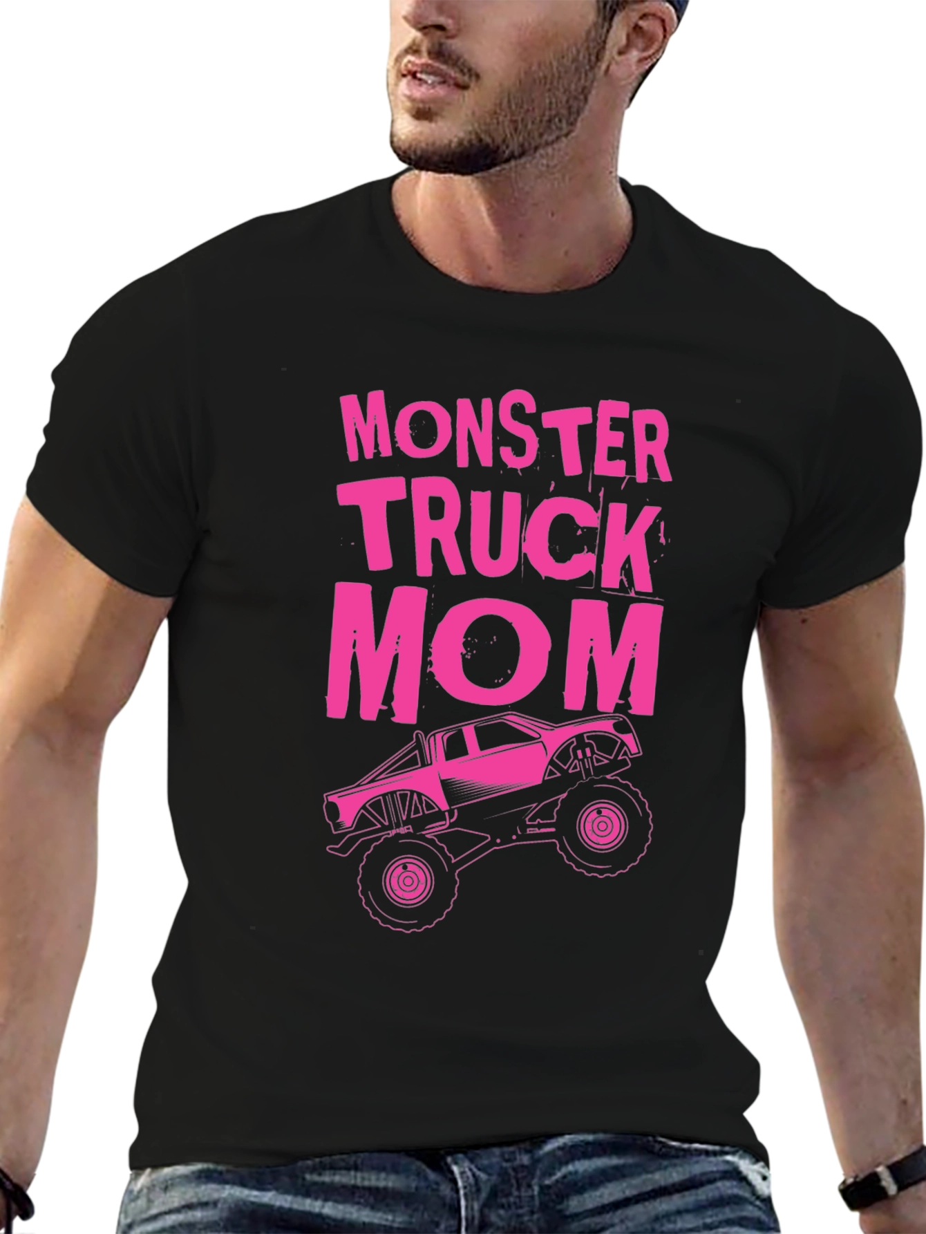 Monster Truck Mom Graphic T-Shirt