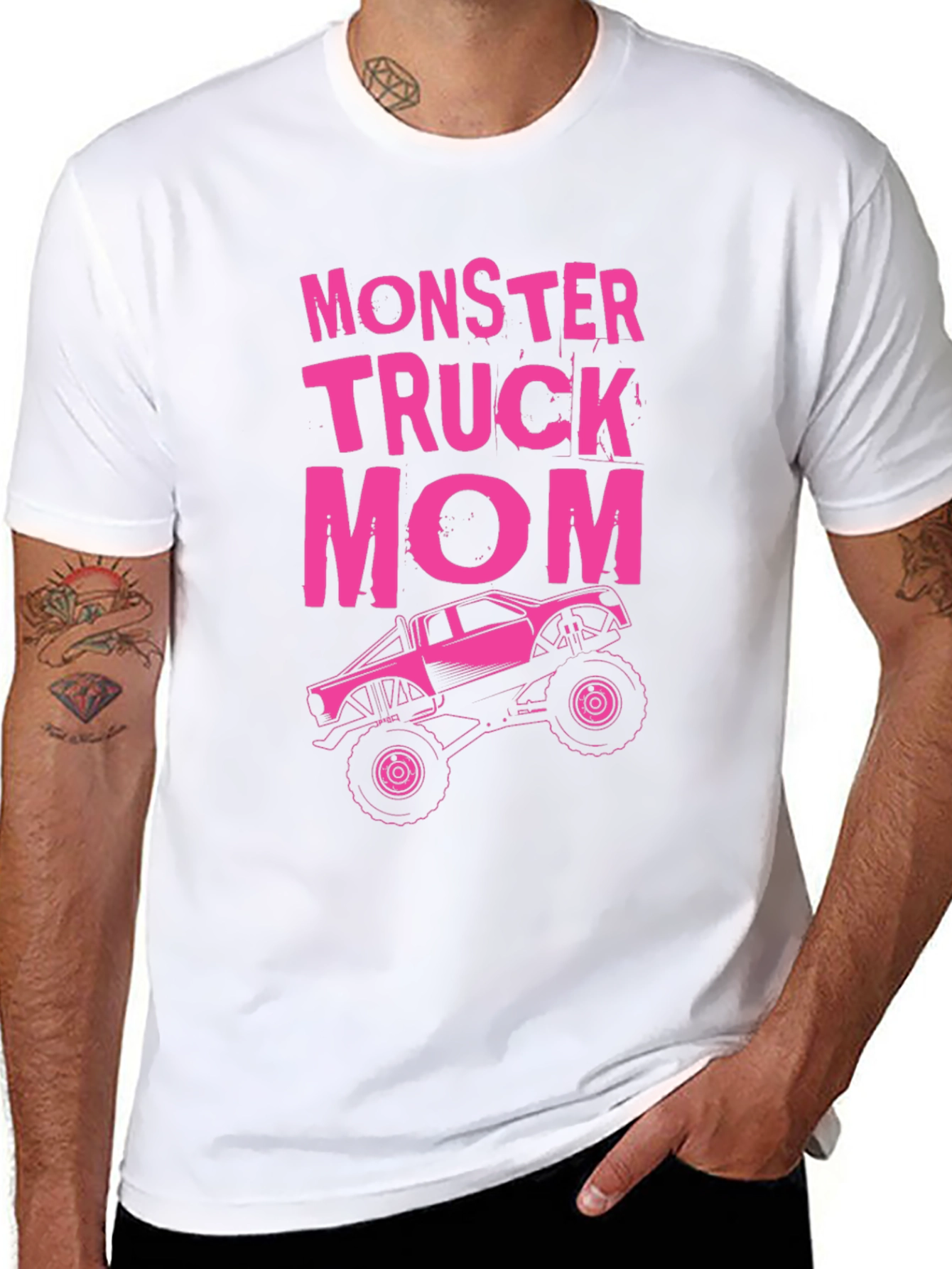 Monster Truck Mom Graphic T-Shirt