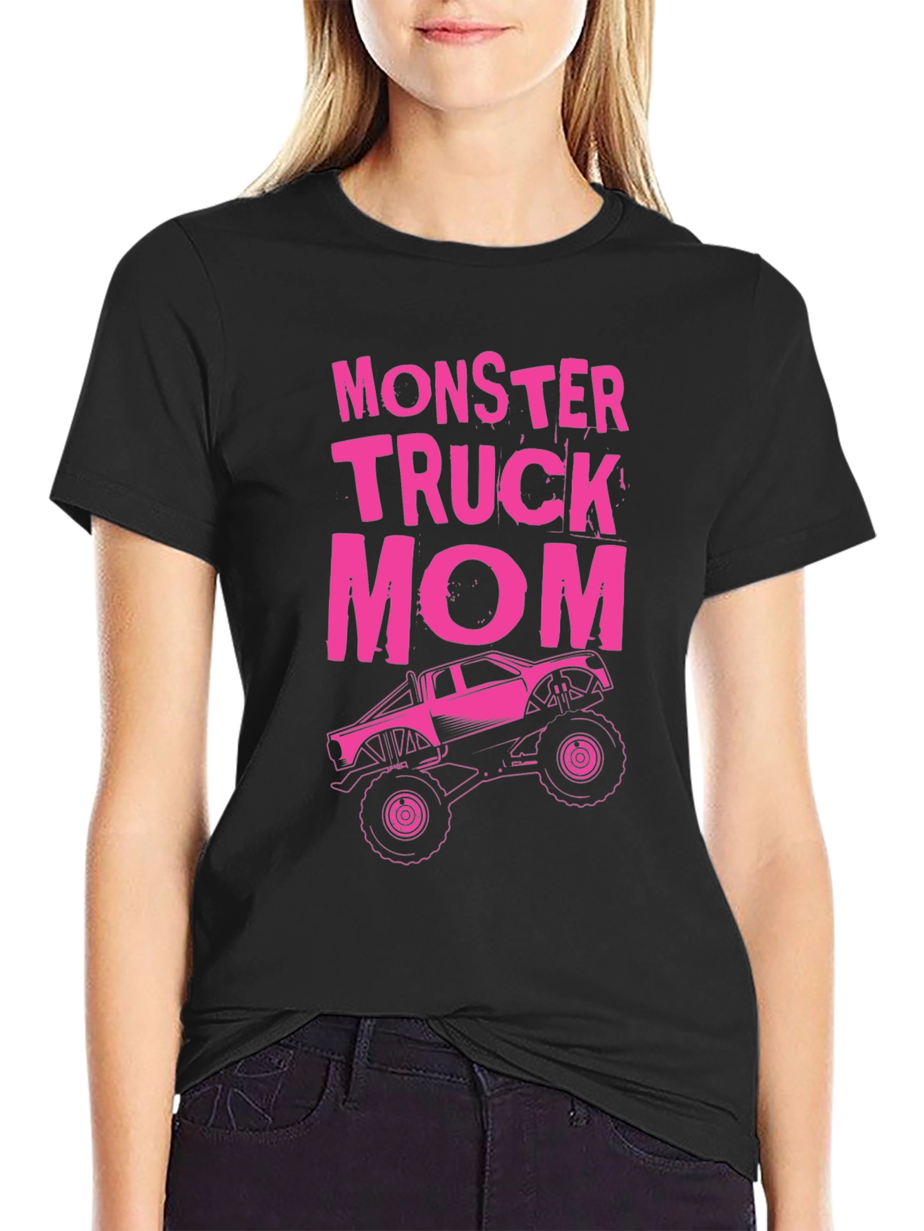 Monster Truck Mom Graphic T-Shirt