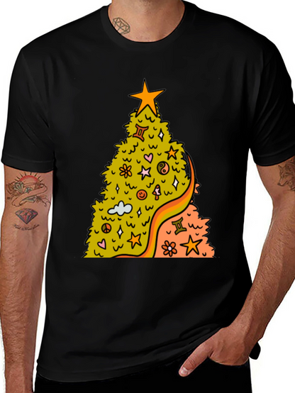 Groovy Christmas Tree T-Shirt