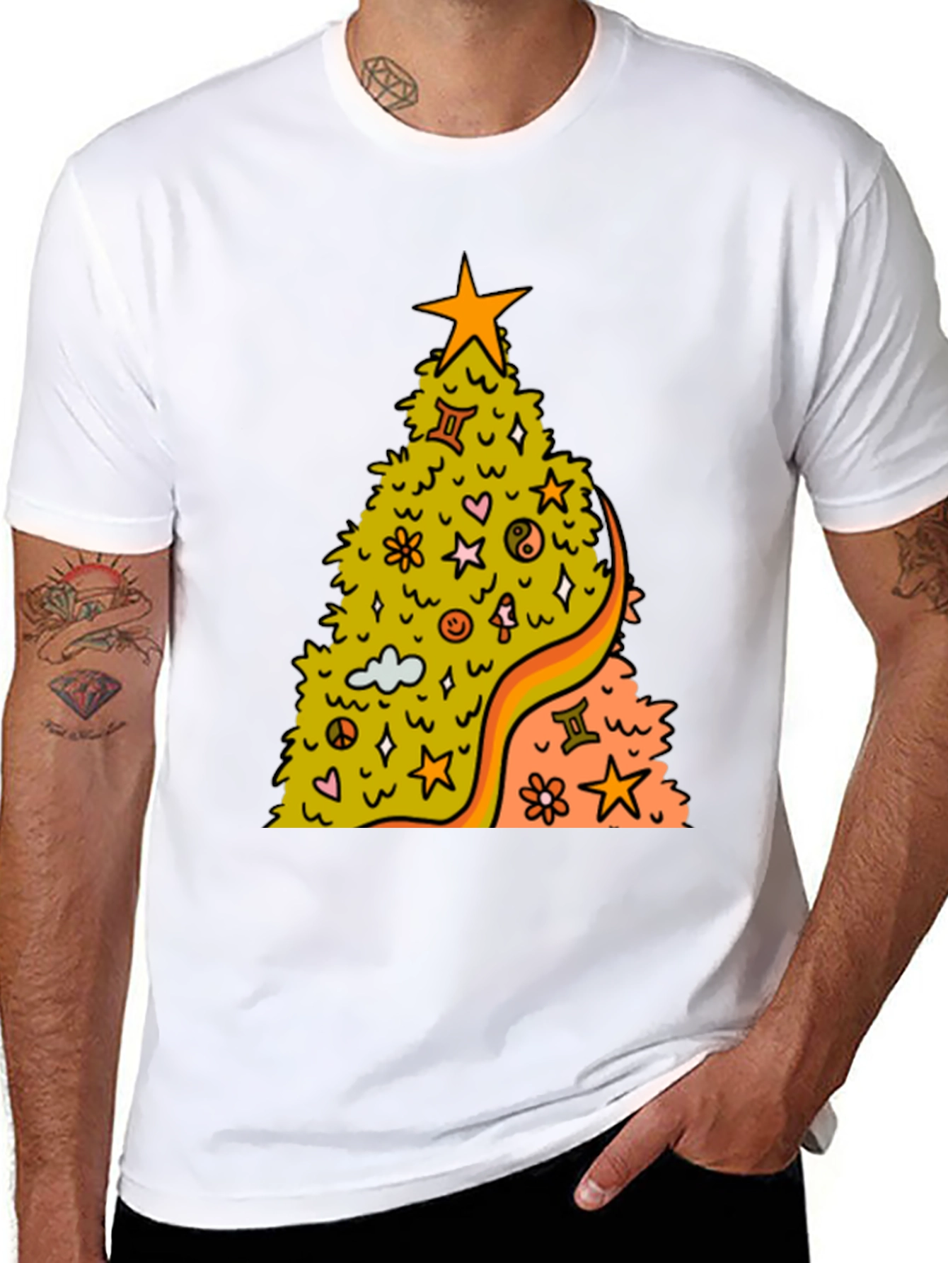 Groovy Christmas Tree T-Shirt