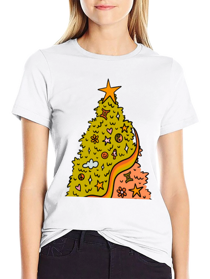 Groovy Christmas Tree T-Shirt