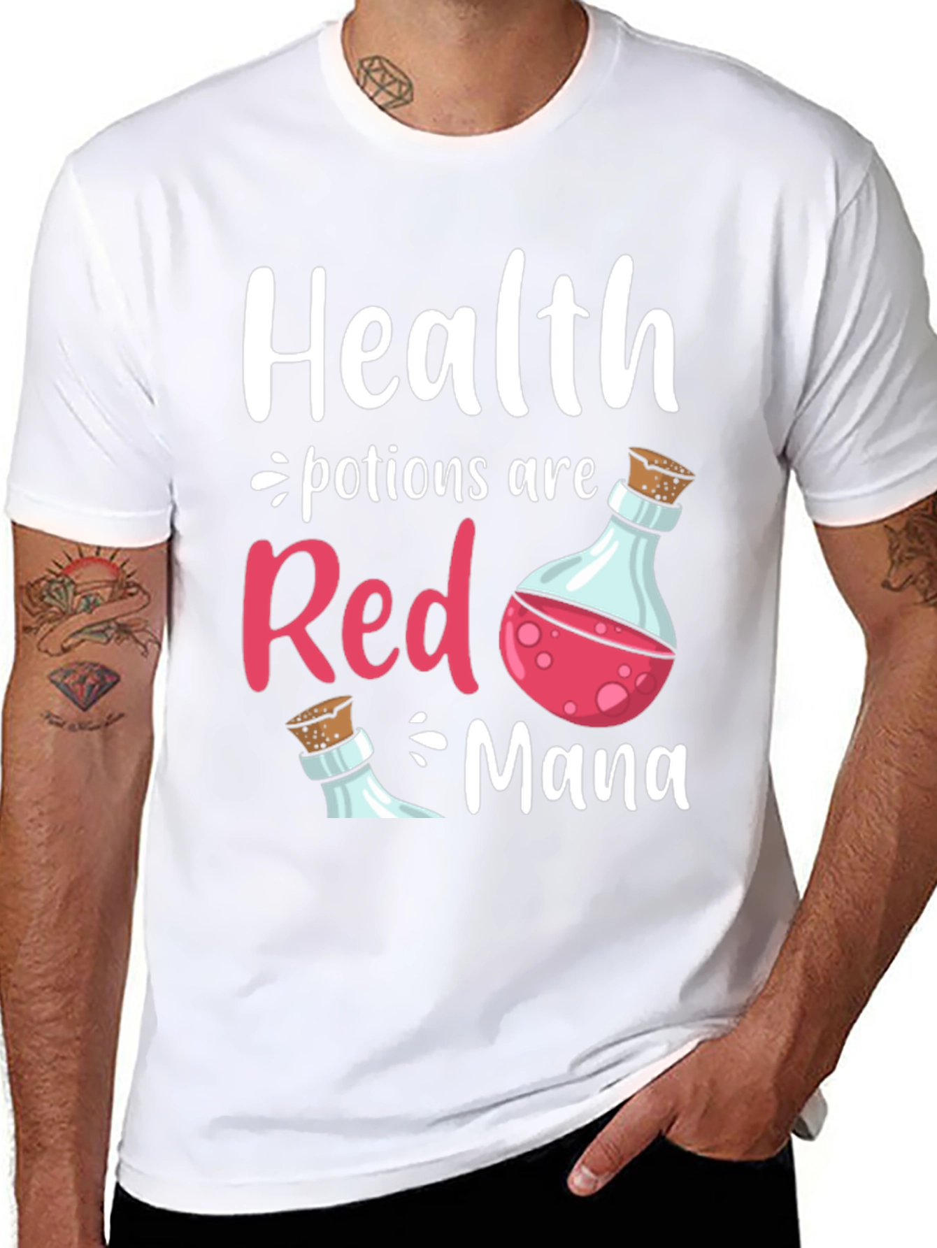 Health Potions Are Red Mana T-Shirt