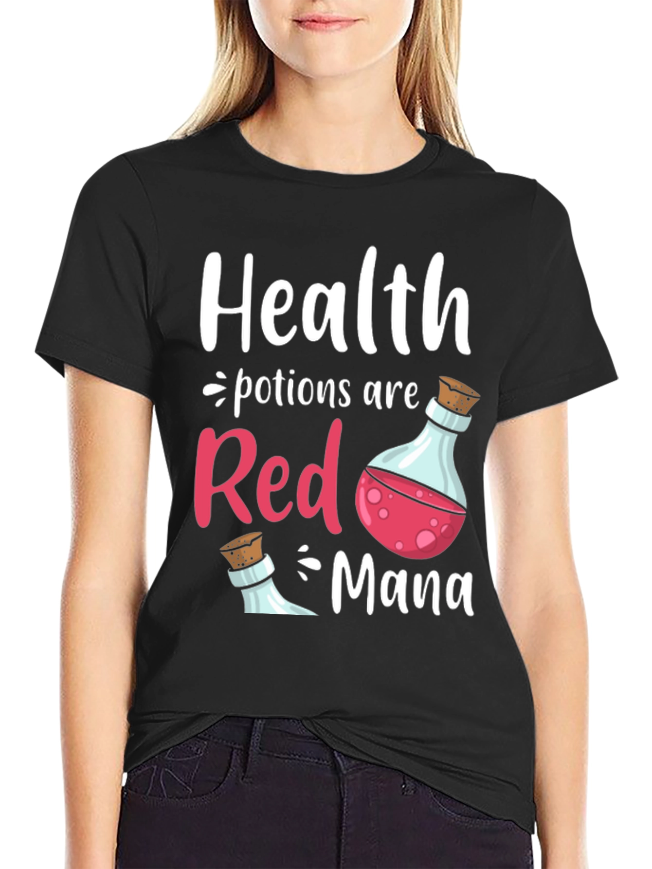 Health Potions Are Red Mana T-Shirt