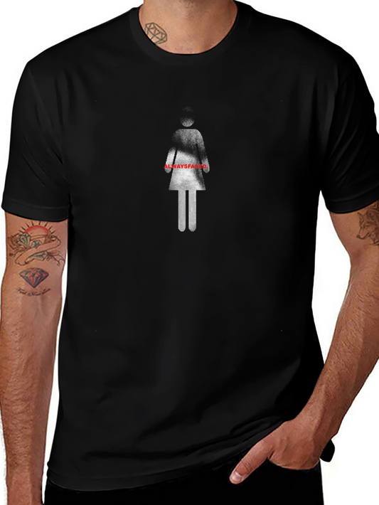 Trendy Graphic Tee - Always Fades Woman