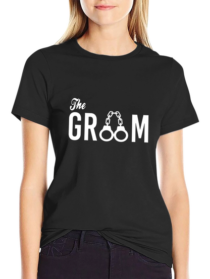 The Groom Handcuffed Graphic T-Shirt