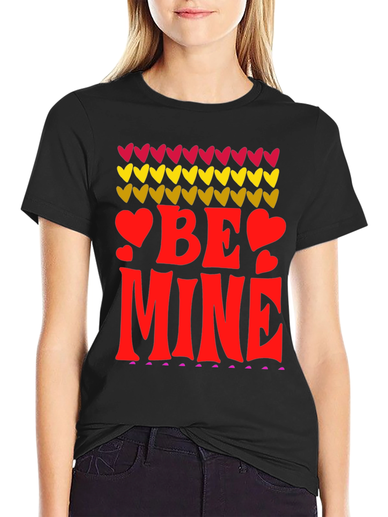 Be Mine Valentines Day Graphic Tee Shirt