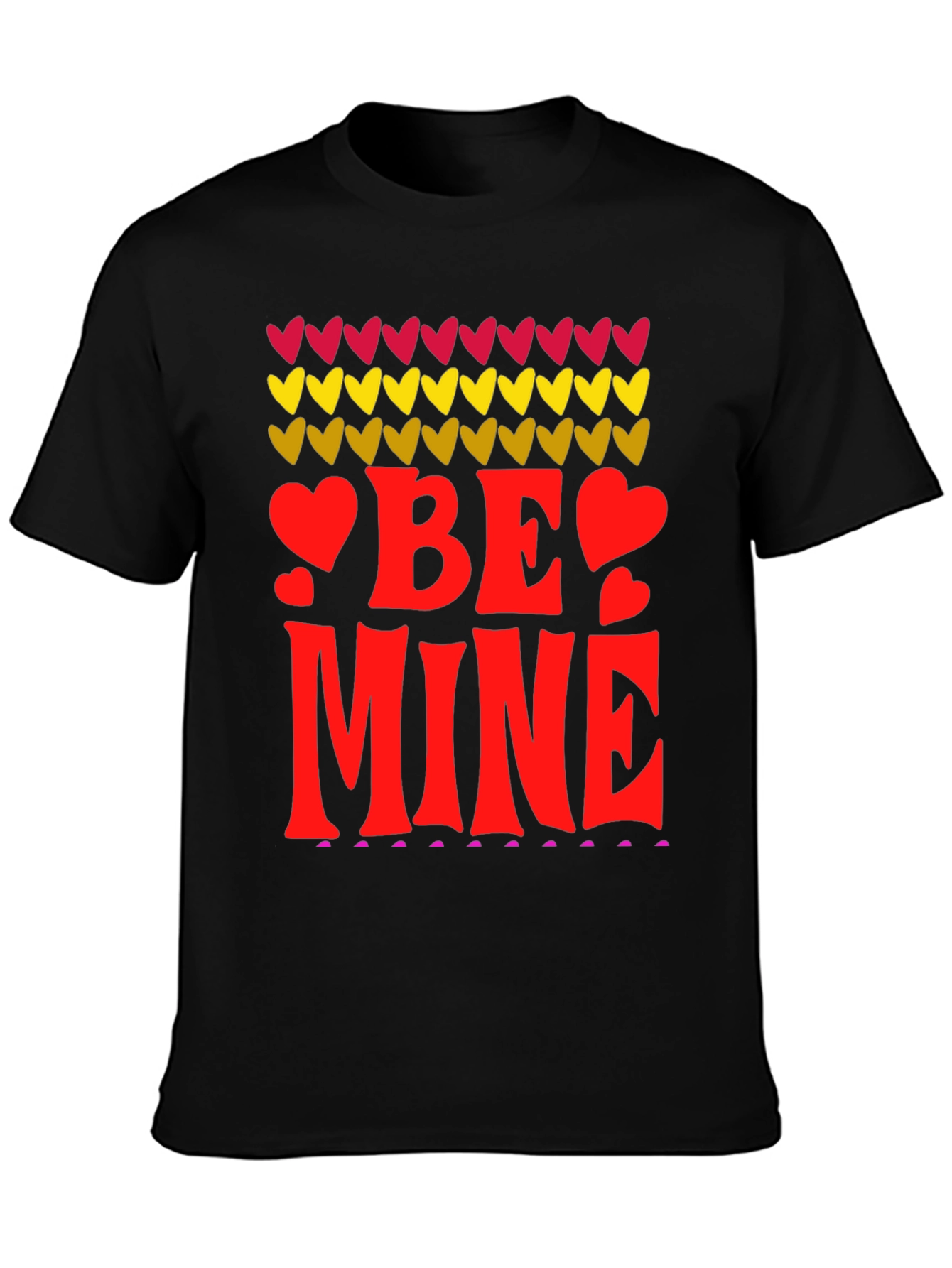 Be Mine Valentines Day Graphic Tee Shirt