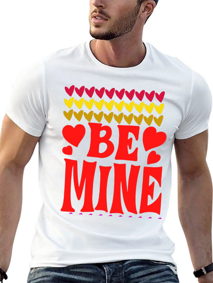 Be Mine Valentines Day Graphic Tee Shirt