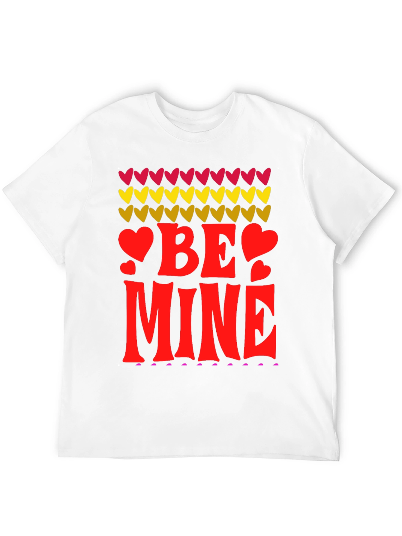 Be Mine Valentines Day Graphic Tee Shirt