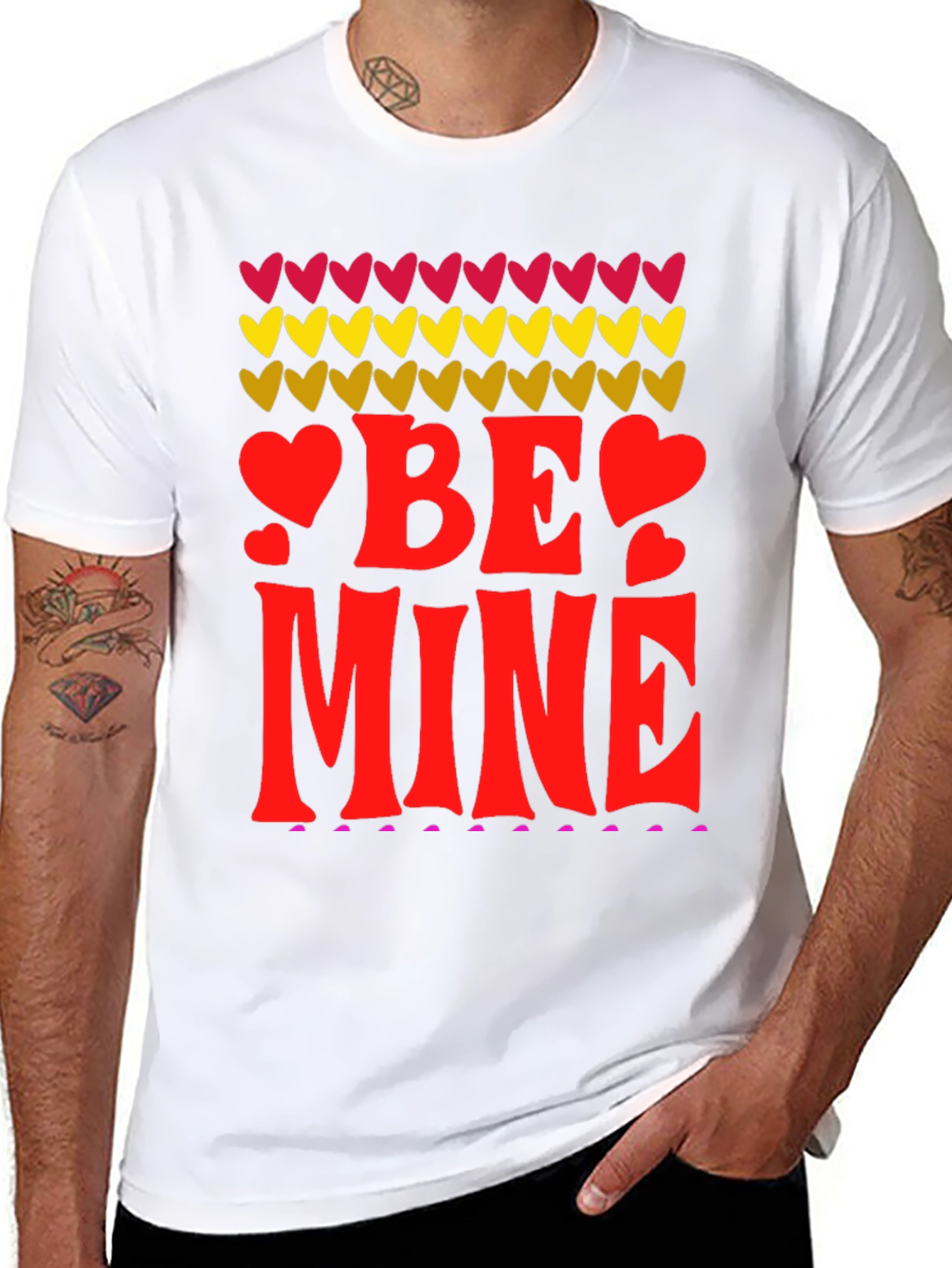 Be Mine Valentines Day Graphic Tee Shirt