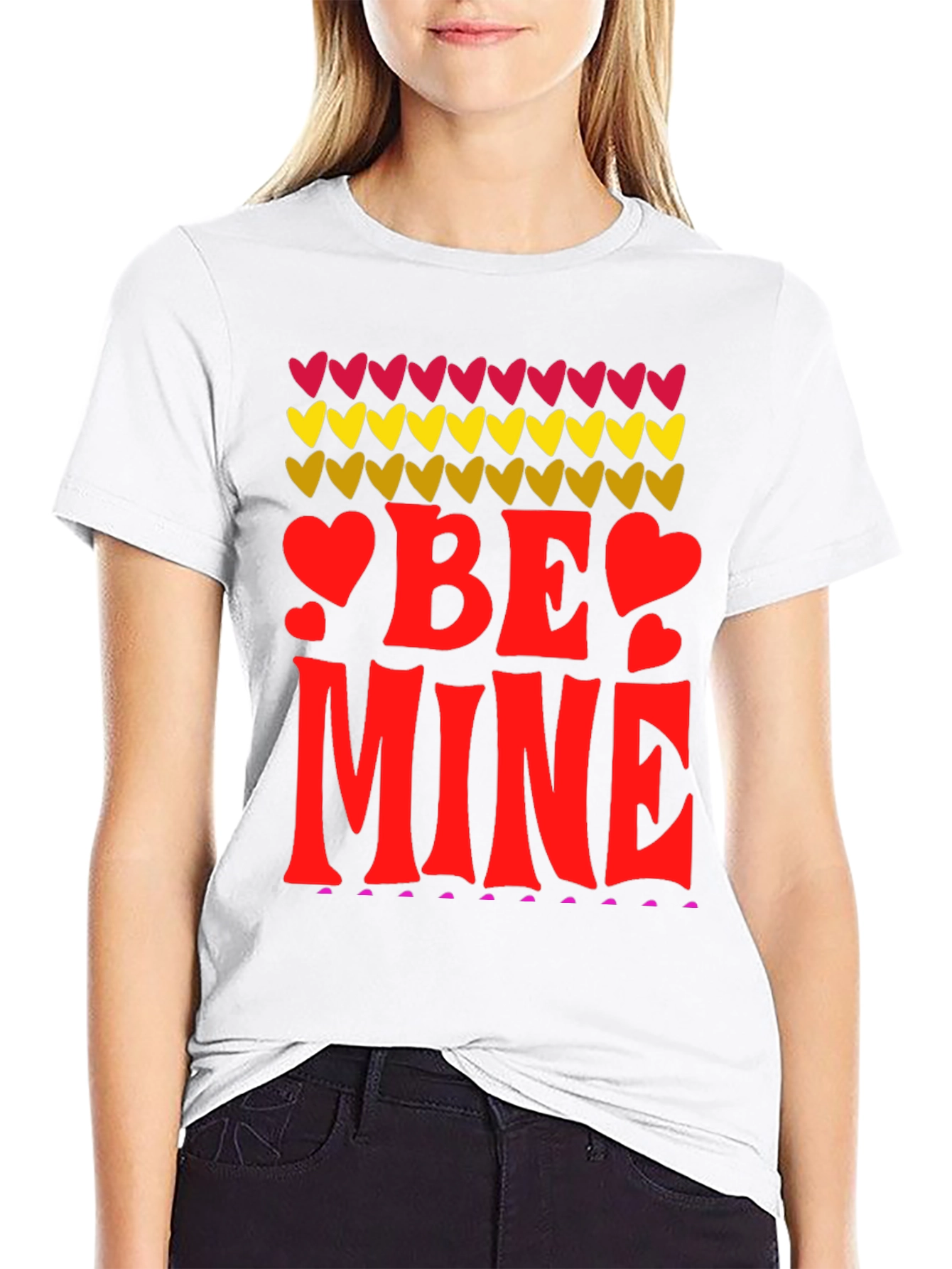 Be Mine Valentines Day Graphic Tee Shirt