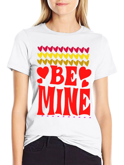 Be Mine Valentines Day Graphic Tee Shirt