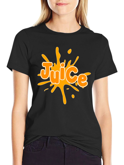 Juice Graphic Black T-Shirt