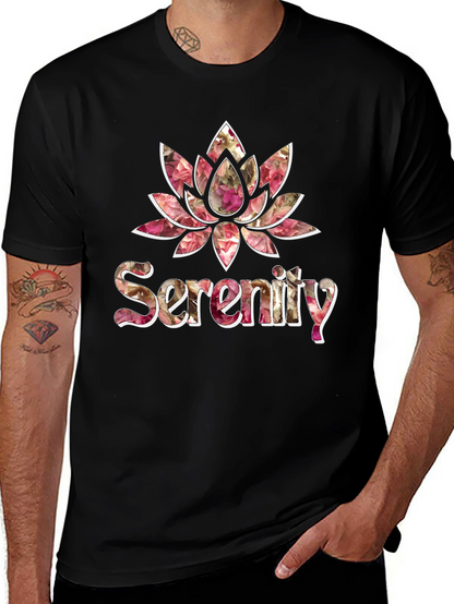 Serenity Floral Graphic Print T-Shirt