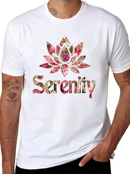 Serenity Floral Graphic Print T-Shirt