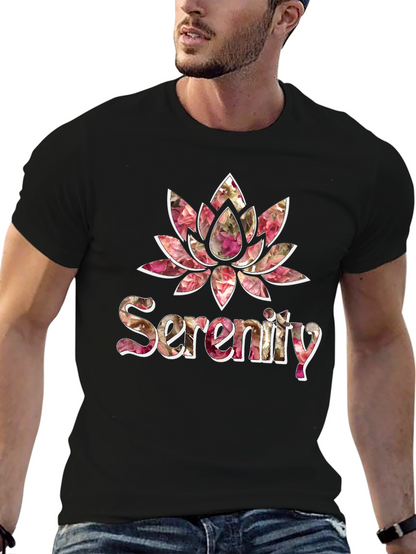 Serenity Floral Graphic Print T-Shirt